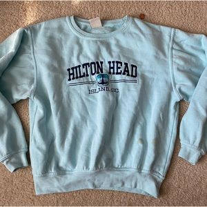 blue hilton head island sweatshirt